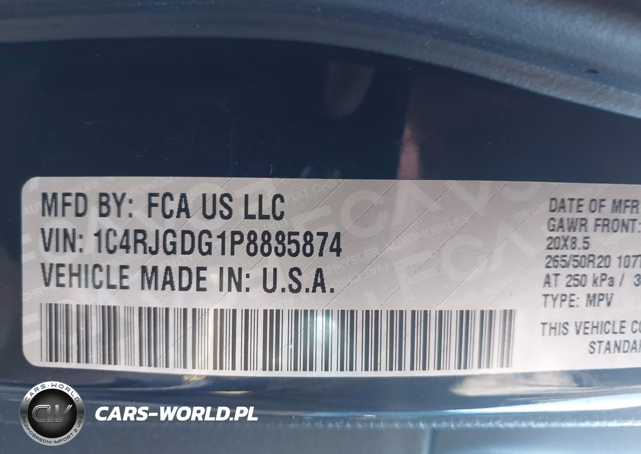 2023 Jeep Grand Cherokee Overland 4X2 VIN:1C4RJGDG1P8885874 - 9