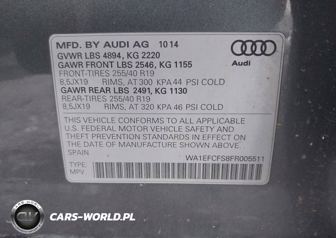 2015 Audi Q3 Premium Plus VIN:WA1EFCFS8FR005511 - 9