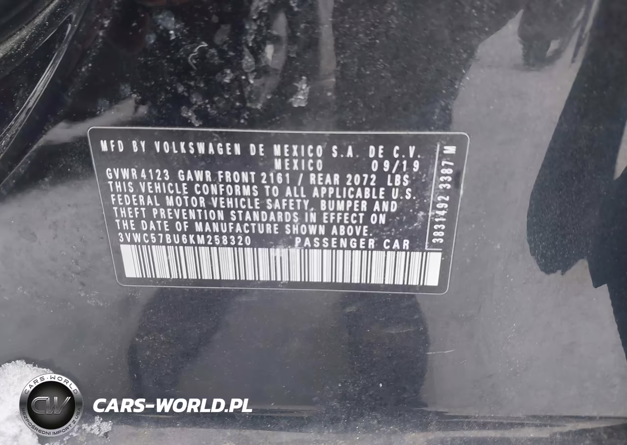 2019 Volkswagen Jetta 1.4T R-Line-1.4T S-1.4T Se VIN:3VWC57BU6KM258320 - 9
