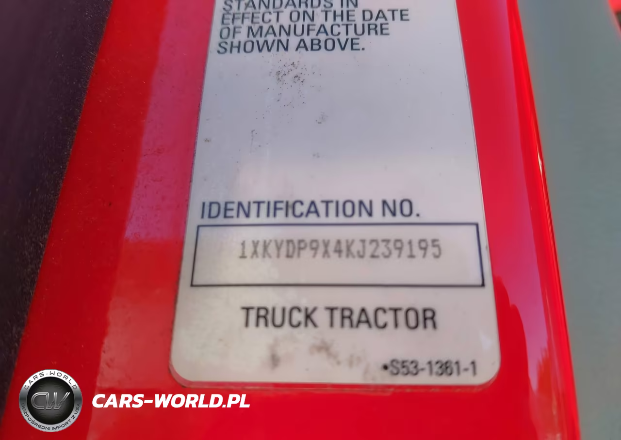 2019 Kenworth T680 VIN:1XKYDP9X4KJ239195 - 8