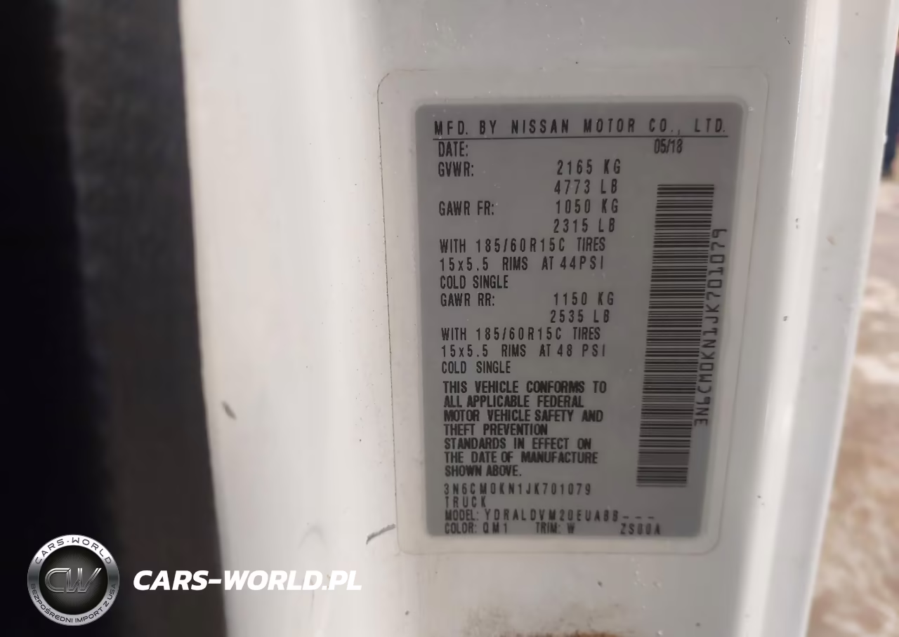 2018 Nissan Nv200 S VIN:3N6CM0KN1JK701079 - 9