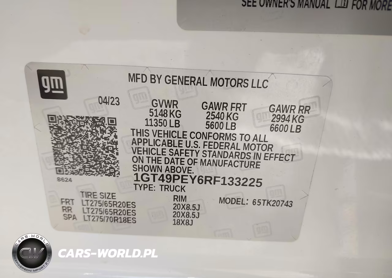 2024 GMC Sierra 2500Hd 4Wd Standard Bed At4 VIN:1GT49PEY6RF133225 - 9