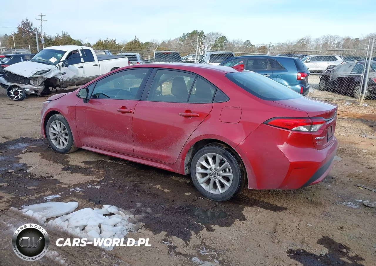 2021 Toyota Corolla Le VIN:JTDVPMAE9MJ122911 - 3