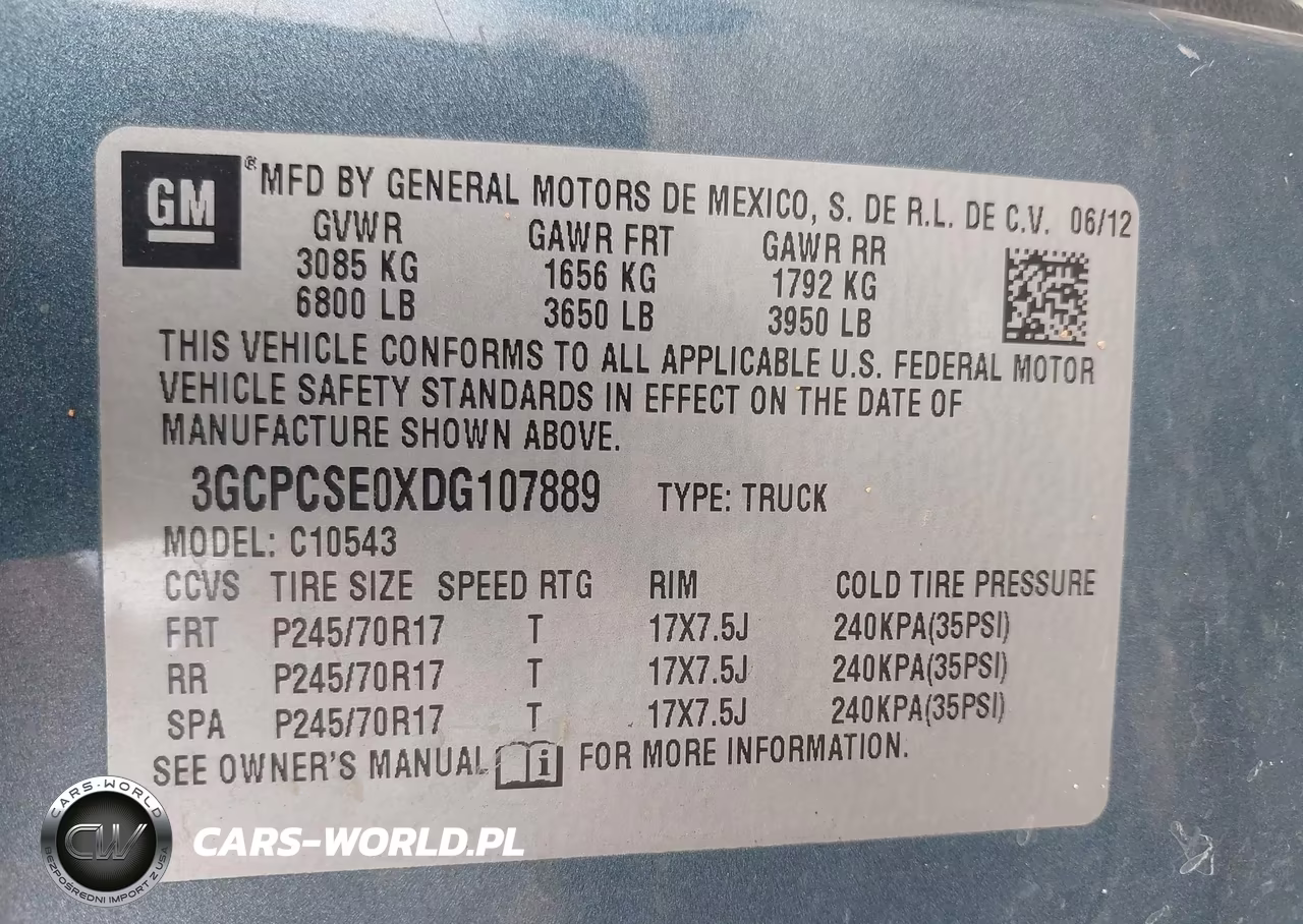 2013 Chevrolet Silverado 1500 Lt VIN:3GCPCSE0XDG107889 - 9