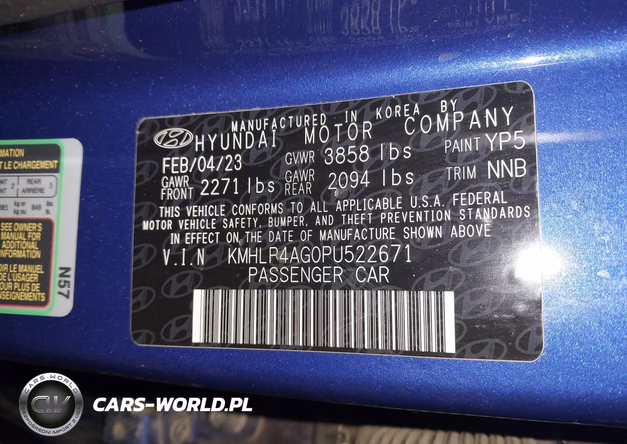 2023 Hyundai Elantra Limited VIN:KMHLP4AG0PU522671 - 9