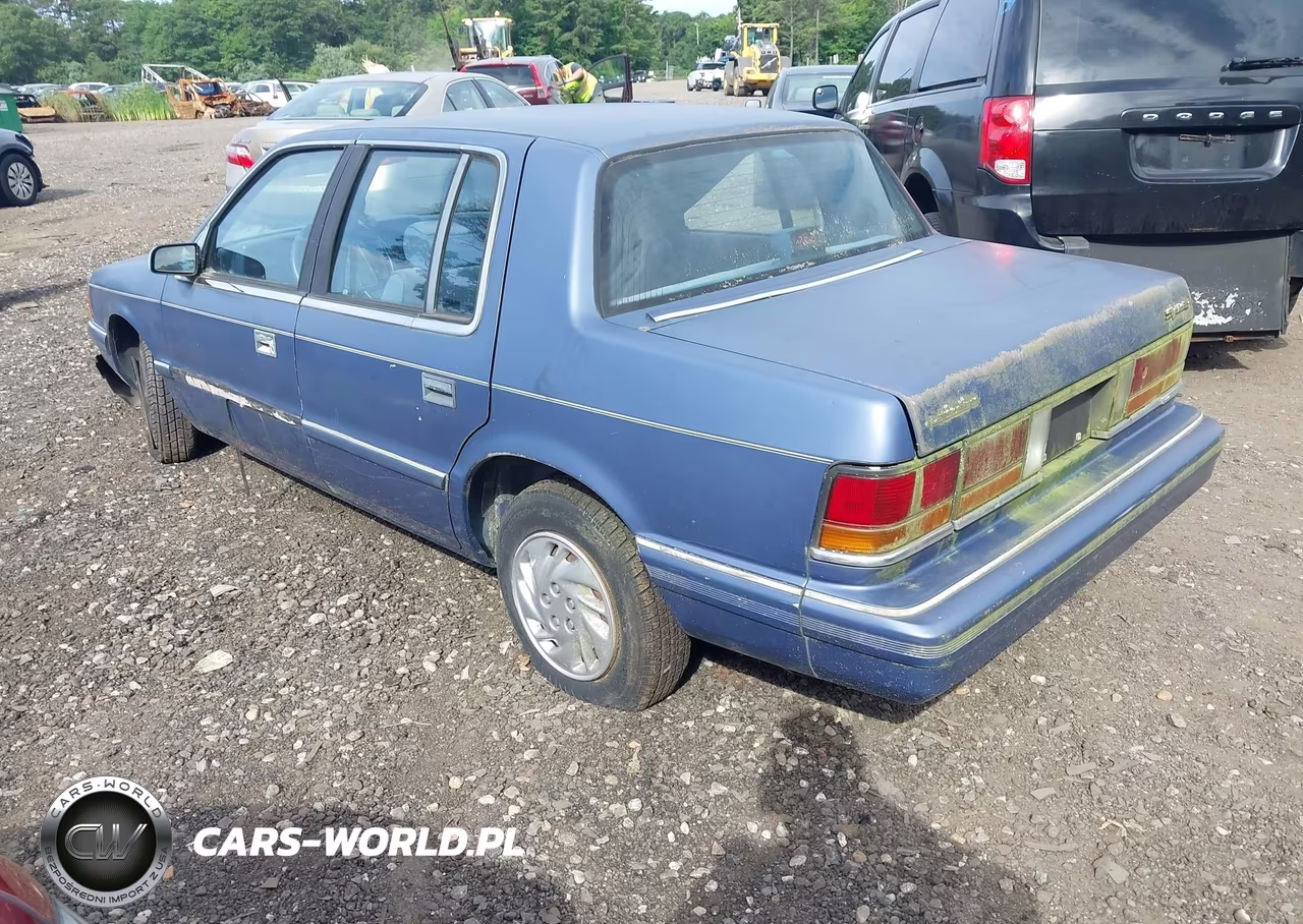 1992 Dodge Spirit VIN:1B3XA46K1NF176704 - 3