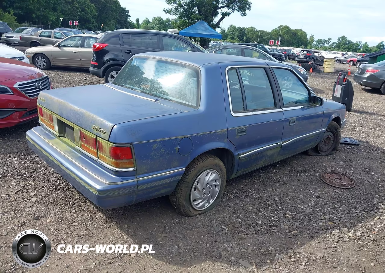 1992 Dodge Spirit VIN:1B3XA46K1NF176704 - 4