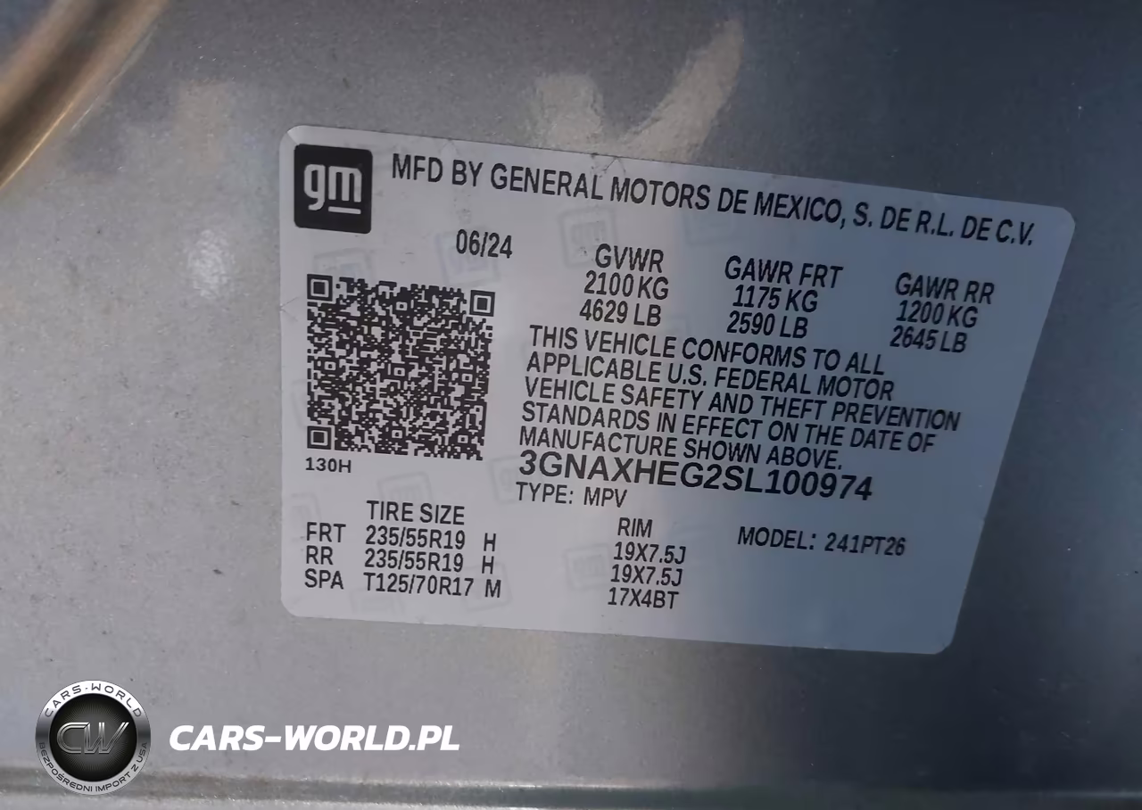 2025 Chevrolet Equinox Fwd Lt VIN:3GNAXHEG2SL100974 - 9