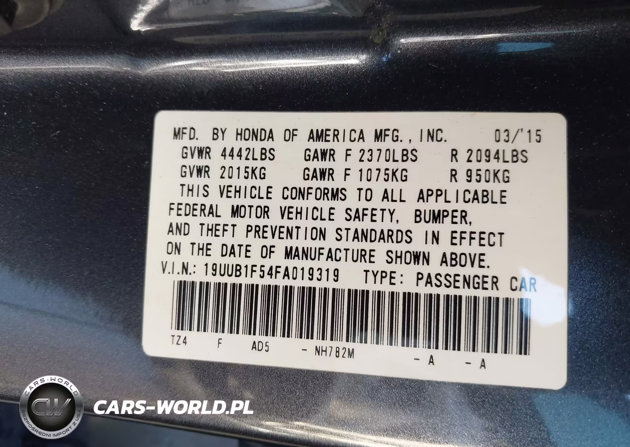 2015 Acura Tlx Tech VIN:19UUB1F54FA019319 - 9