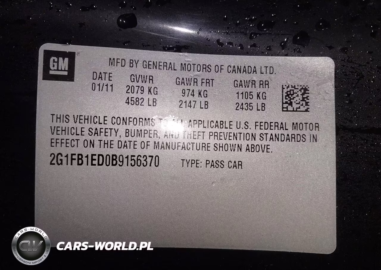 2011 Chevrolet Camaro 1Lt VIN:2G1FB1ED0B9156370 - 9