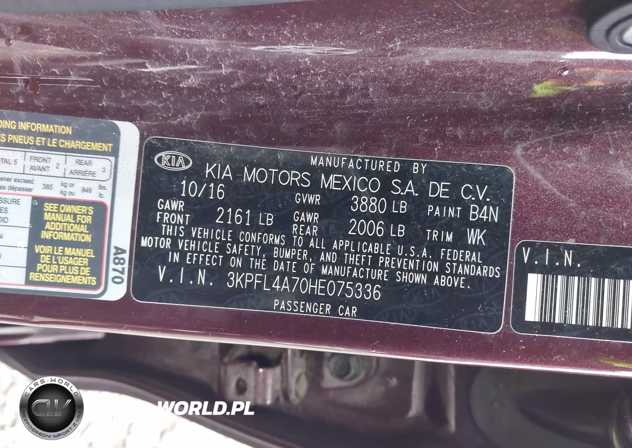 2017 Kia Forte Lx VIN:3KPFL4A70HE075336 - 9