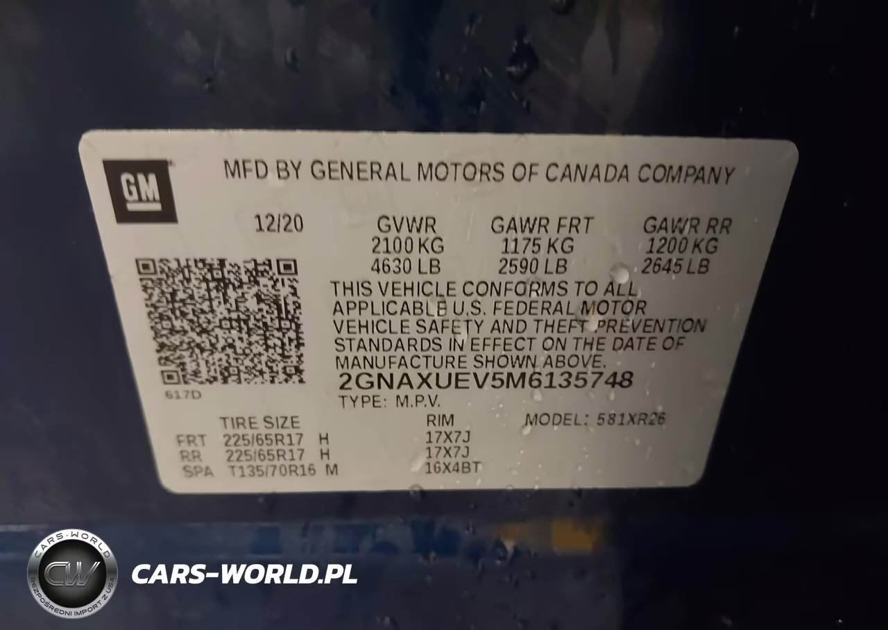 2021 Chevrolet Equinox Awd Lt VIN:2GNAXUEV5M6135748 - 9