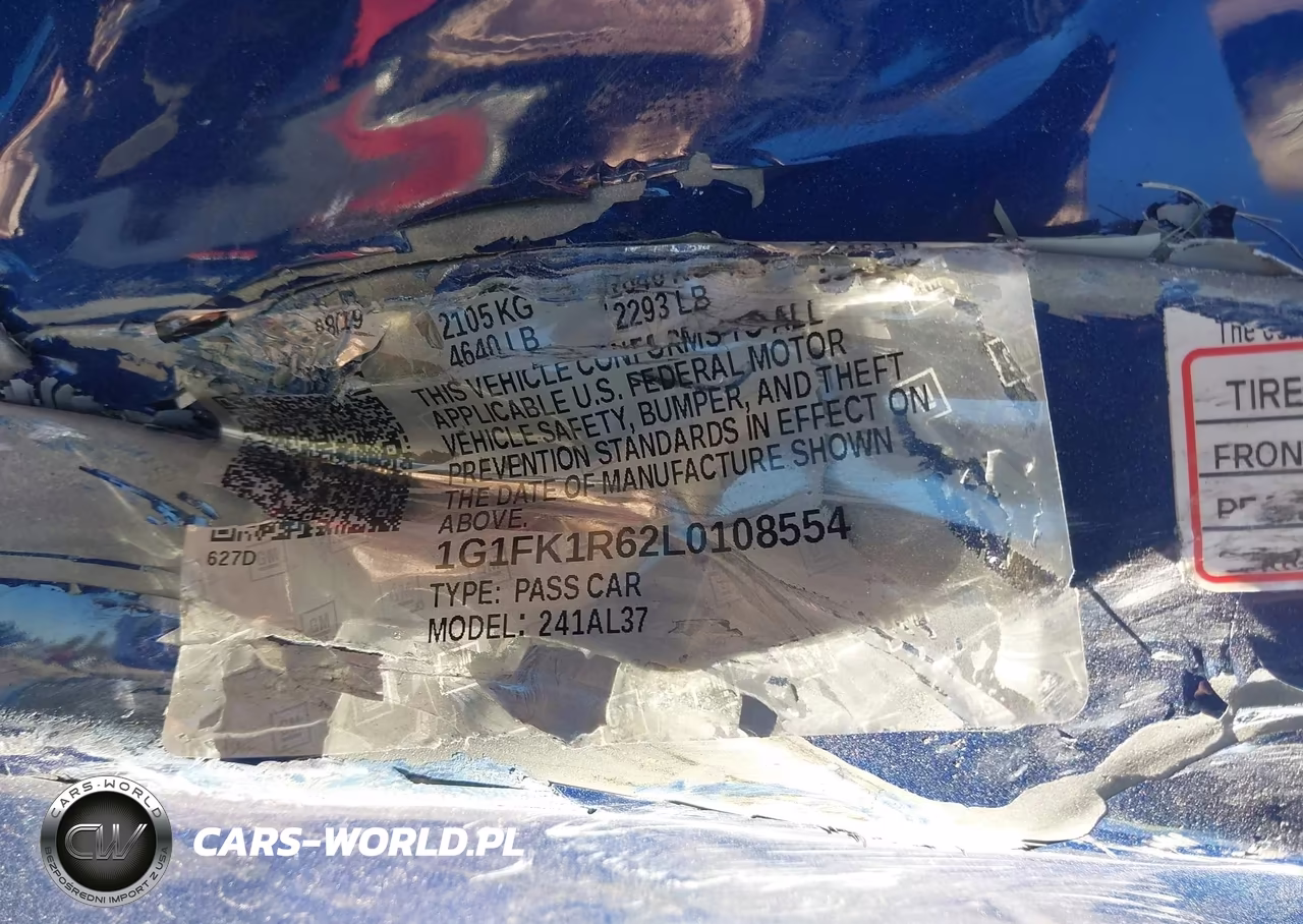 2020 Chevrolet Camaro Rwd Zl1 VIN:1G1FK1R62L0108554 - 9