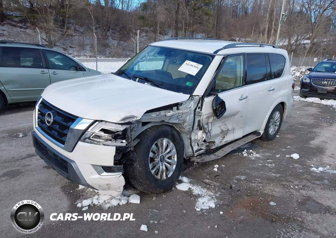 2022 Nissan Armada Sv 4Wd VIN:JN8AY2ADXN9677445 - 2