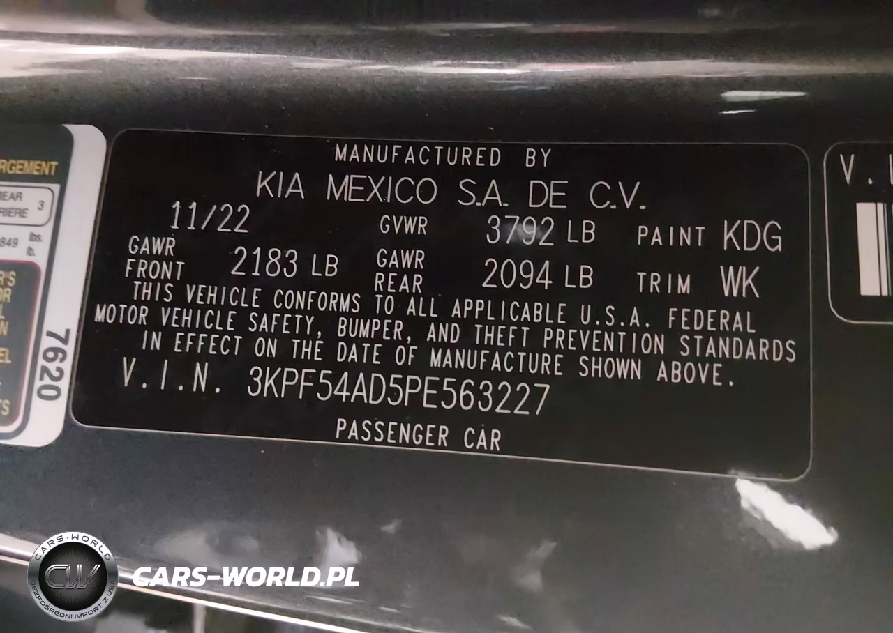 2023 Kia Forte Gt-Line VIN:3KPF54AD5PE563227 - 9