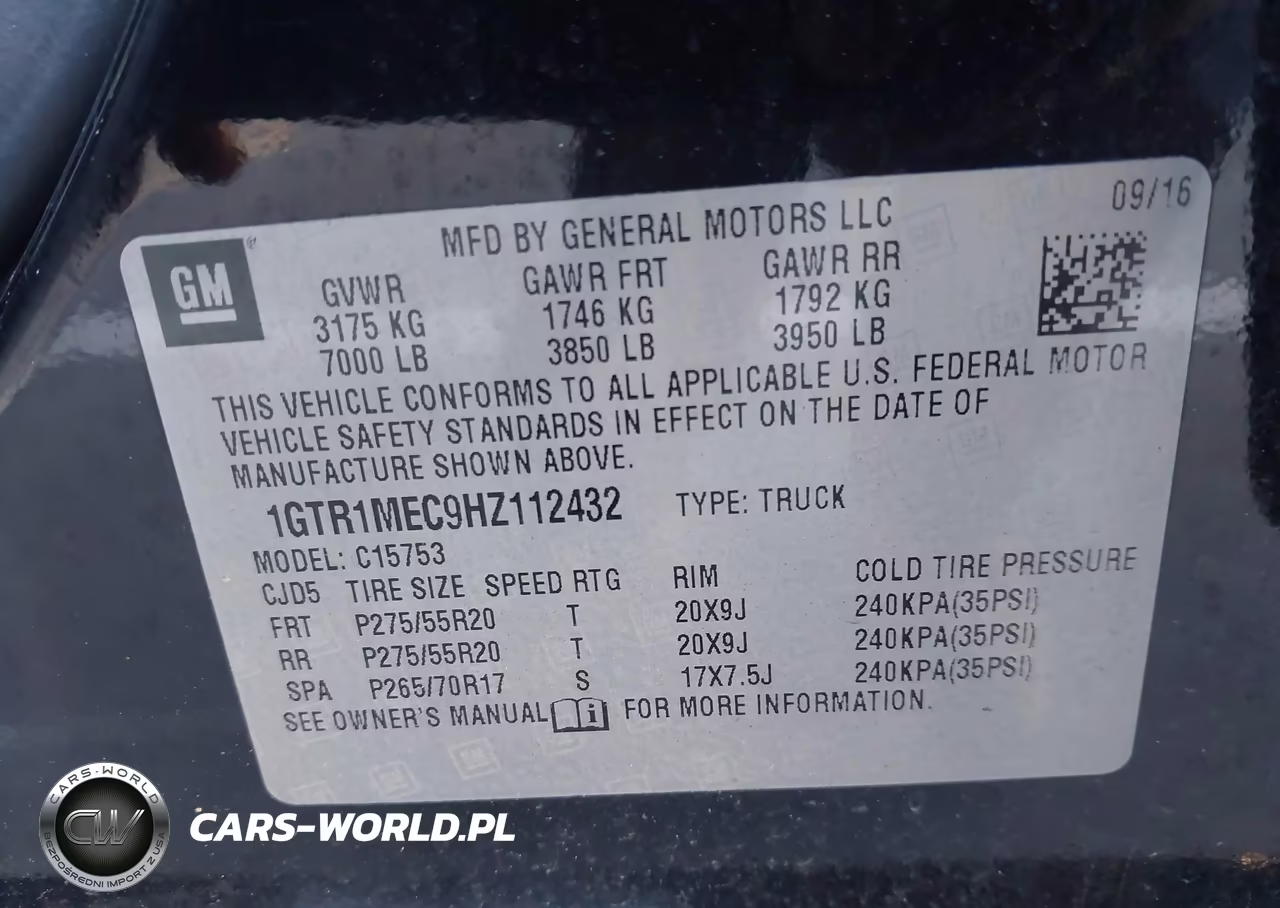 2017 GMC Sierra 1500 Sle VIN:1GTR1MEC9HZ112432 - 9