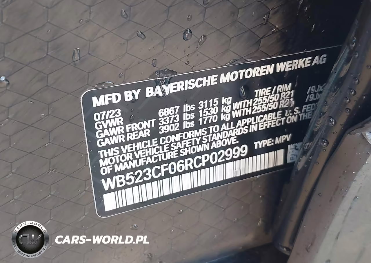2024 BMW Ix xDrive50 VIN:WB523CF06RCP02999 - 9