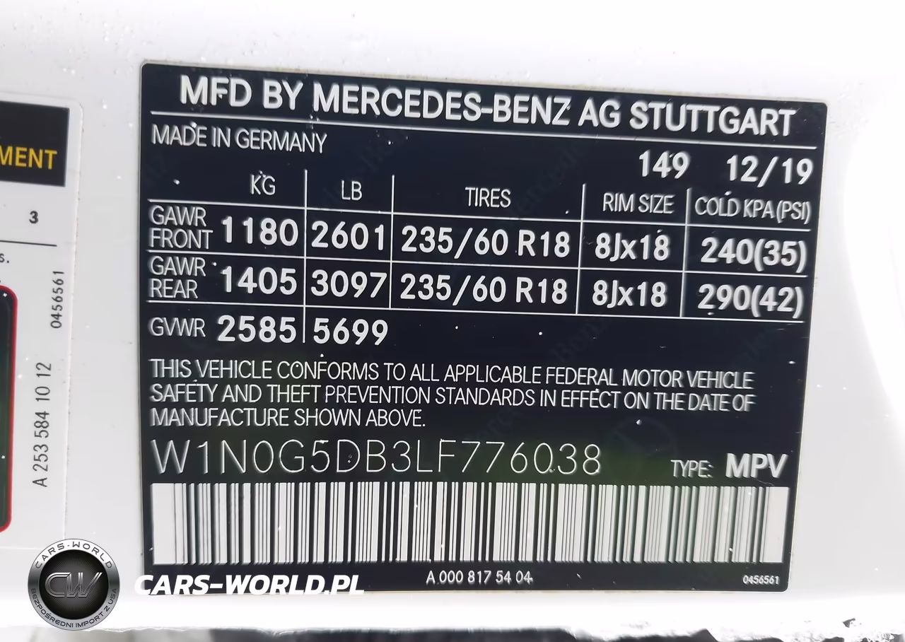 2020 Mercedes-Benz Glc 350E 4Matic VIN:W1N0G5DB3LF776038 - 9