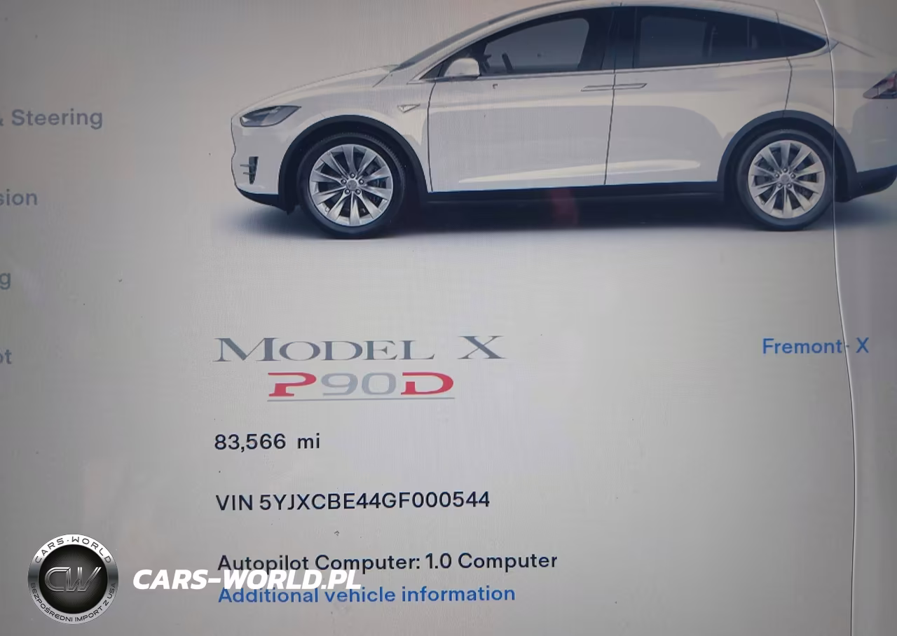 2016 Tesla Model X 75D-P100D-P90D VIN:5YJXCBE44GF000544 - 15