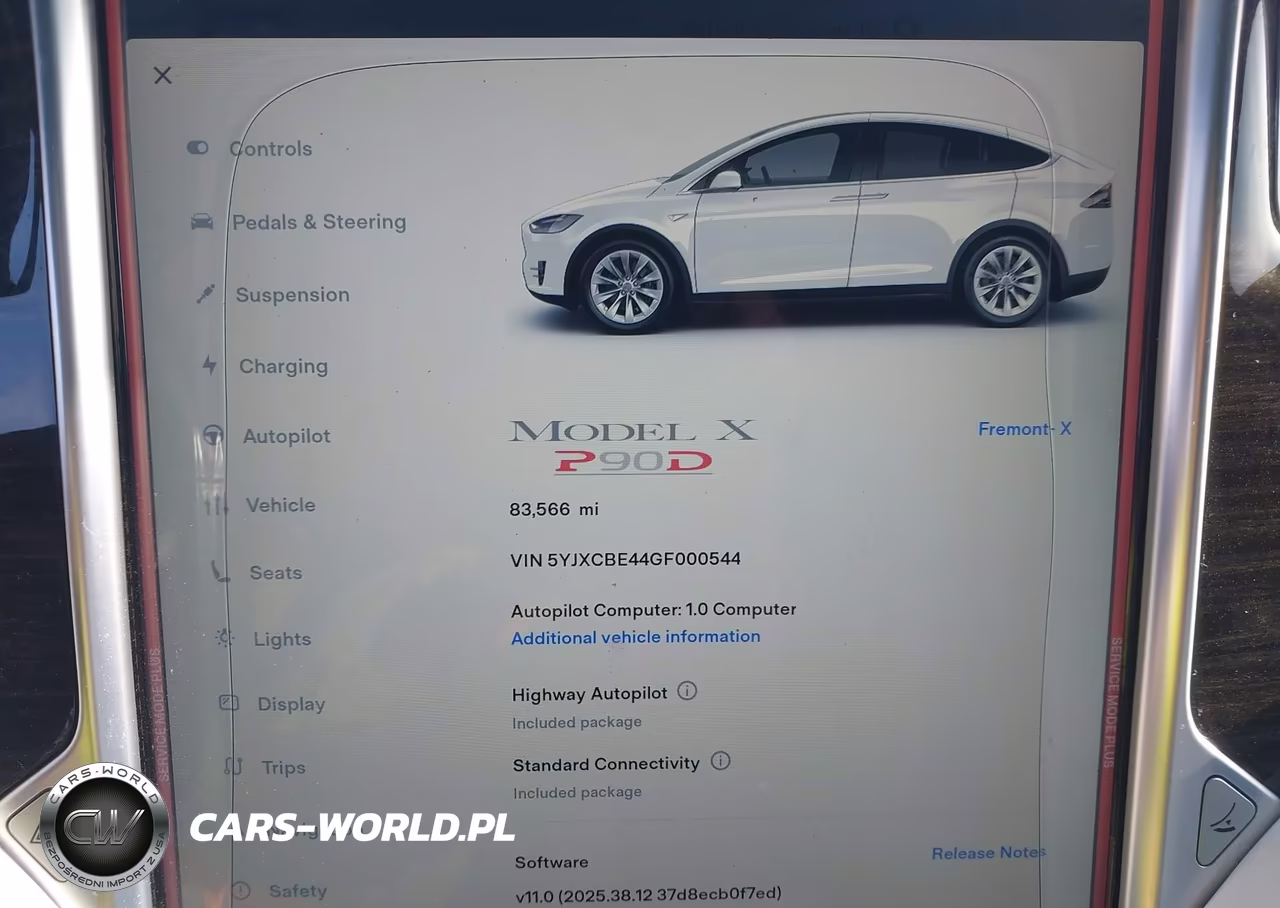2016 Tesla Model X 75D-P100D-P90D VIN:5YJXCBE44GF000544 - 7
