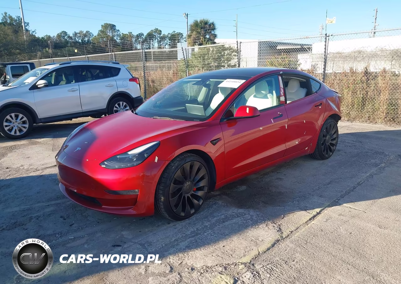 2022 Tesla Model 3 Performance Dual Motor All-Wheel Drive VIN:5YJ3E1EC9NF163116 - 2