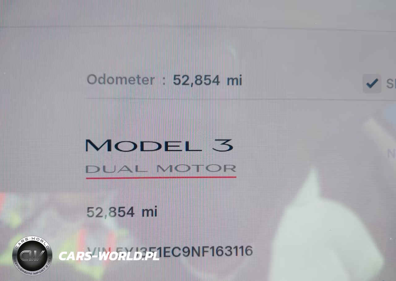 2022 Tesla Model 3 Performance Dual Motor All-Wheel Drive VIN:5YJ3E1EC9NF163116 - 7