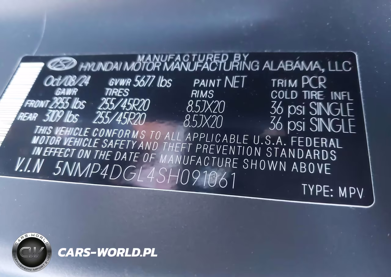 2025 Hyundai Santa Fe Limited VIN:5NMP4DGL4SH091061 - 9
