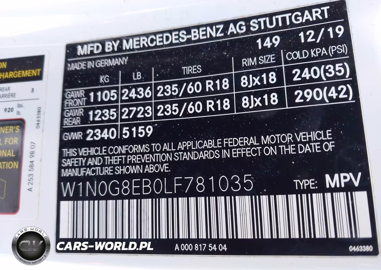 2020 Mercedes-Benz Glc 300 4Matic VIN:W1N0G8EB0LF781035 - 9