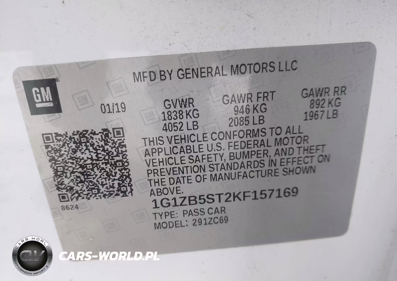 2019 Chevrolet Malibu 1Ls VIN:1G1ZB5ST2KF157169 - 9
