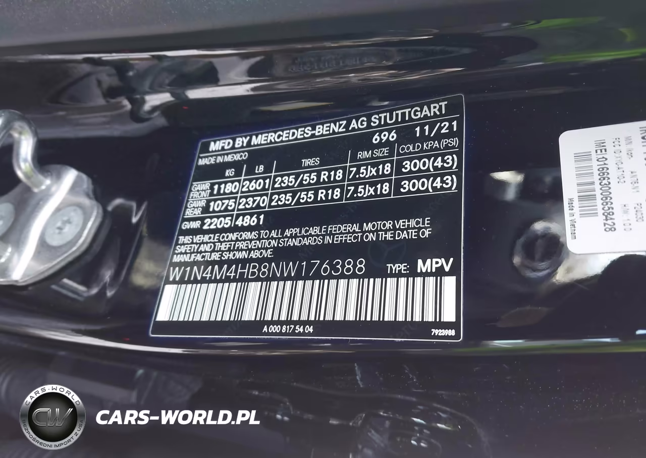 2022 Mercedes-Benz Glb 250 4Matic VIN:W1N4M4HB8NW176388 - 9