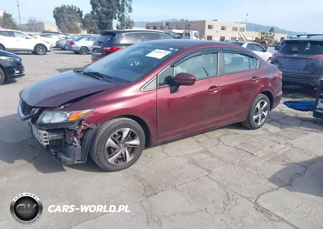 2014 Honda Civic Lx VIN:19XFB2F55EE251145 - 2