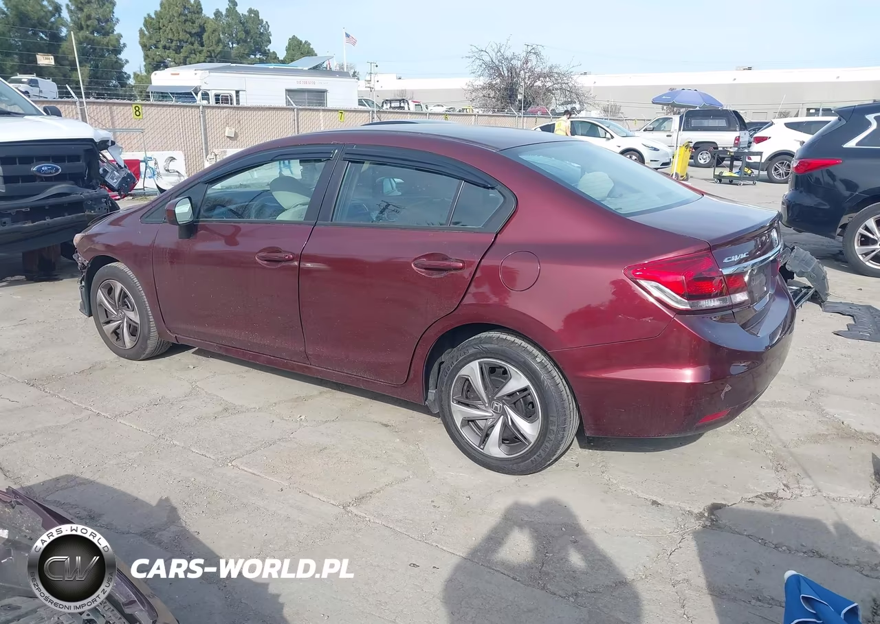 2014 Honda Civic Lx VIN:19XFB2F55EE251145 - 3