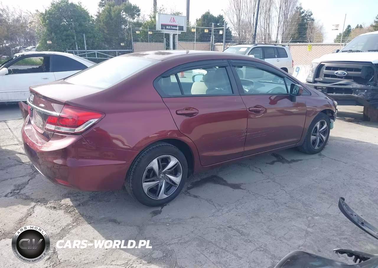 2014 Honda Civic Lx VIN:19XFB2F55EE251145 - 4