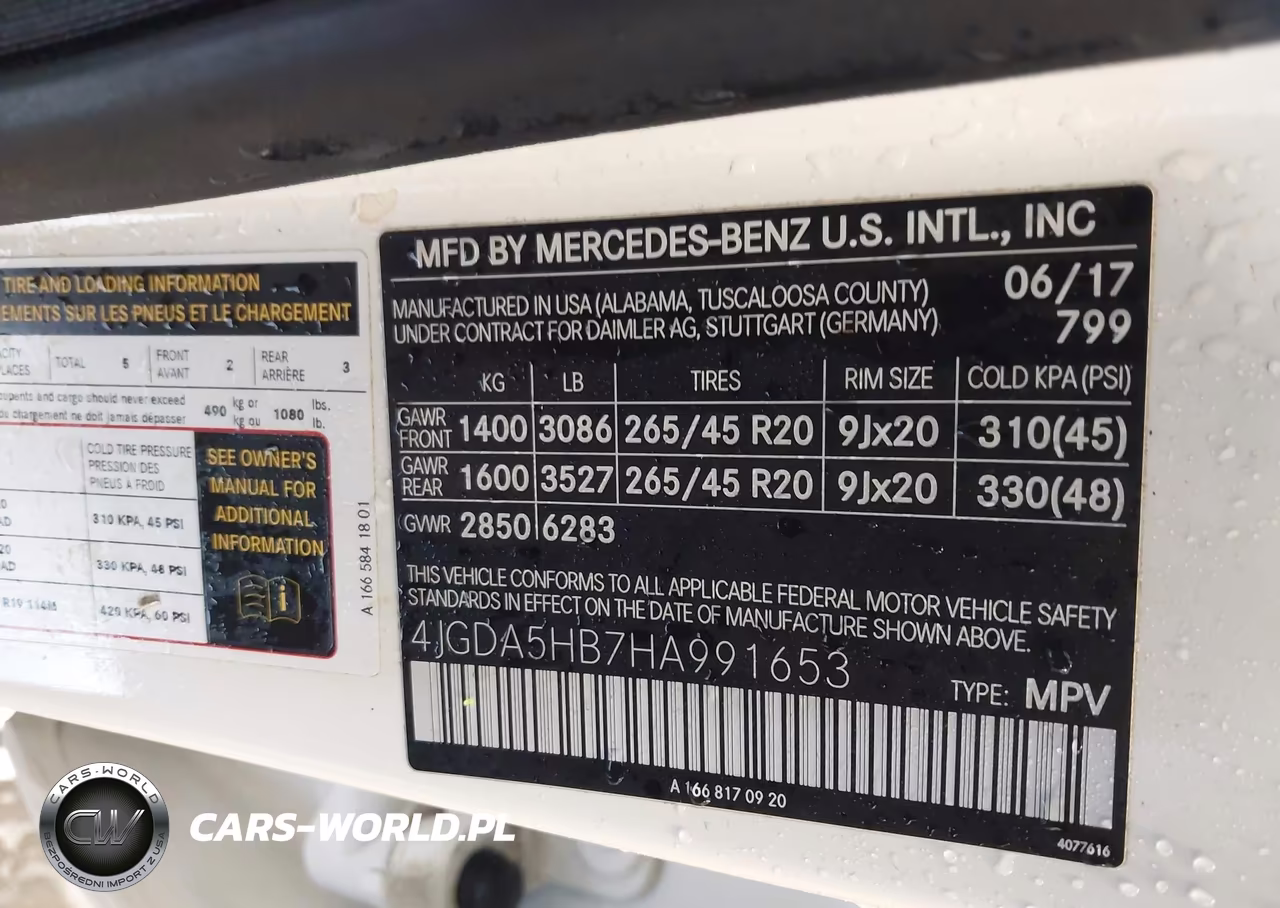 2017 Mercedes-Benz Gle 350 4Matic VIN:4JGDA5HB7HA991653 - 9