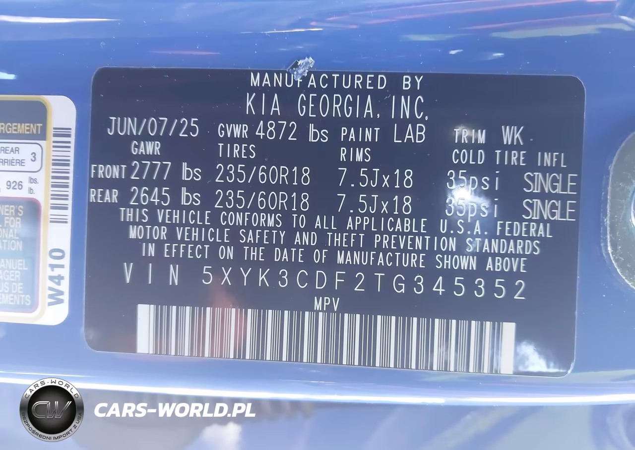 2026 Kia Sportage Ex VIN:5XYK3CDF2TG345352 - 9