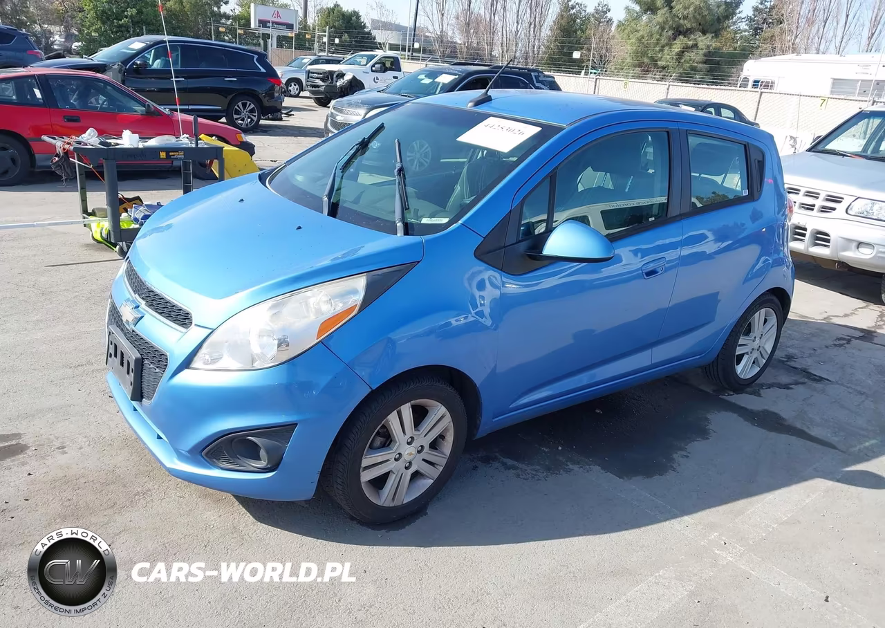 2013 Chevrolet Spark 1Lt Auto VIN:KL8CD6S93DC620001 - 2