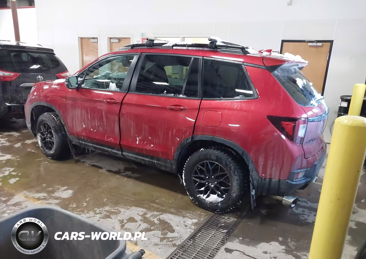 2022 Honda Passport Awd Trailsport VIN:5FNYF8H65NB015157 - 3