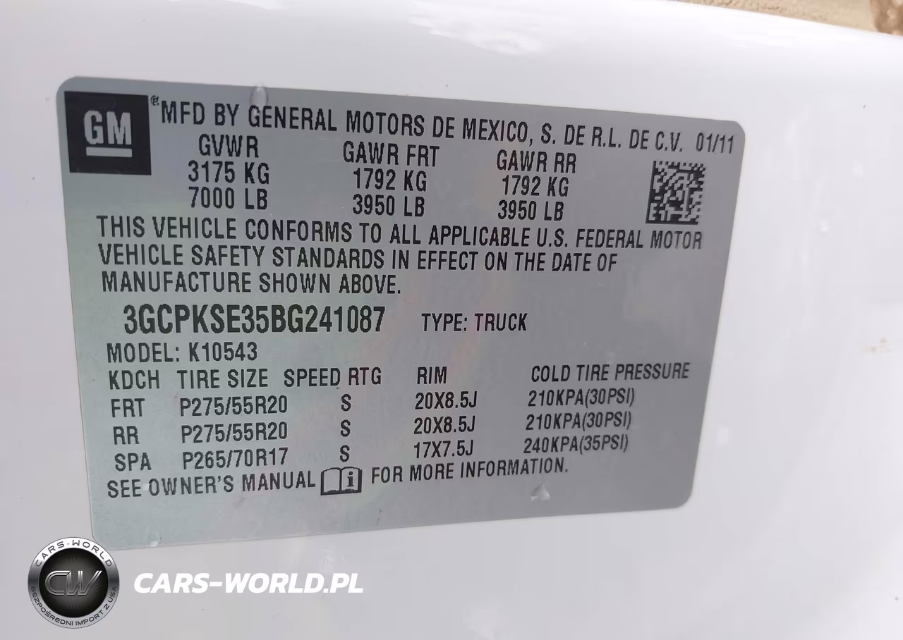 2011 Chevrolet Silverado 1500 Lt VIN:3GCPKSE35BG241087 - 9