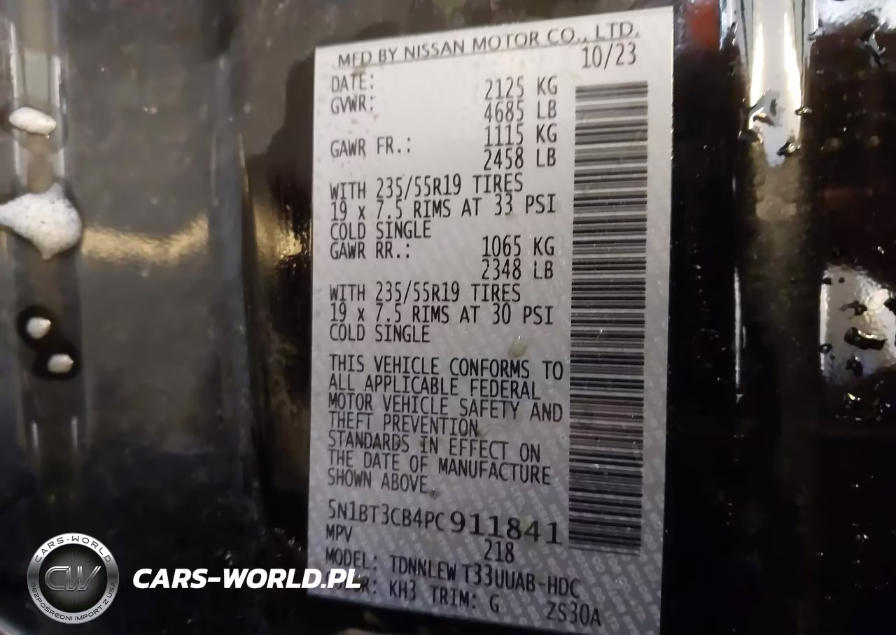 2023 Nissan Rogue Sl Intelligent Awd VIN:5N1BT3CB4PC911841 - 9