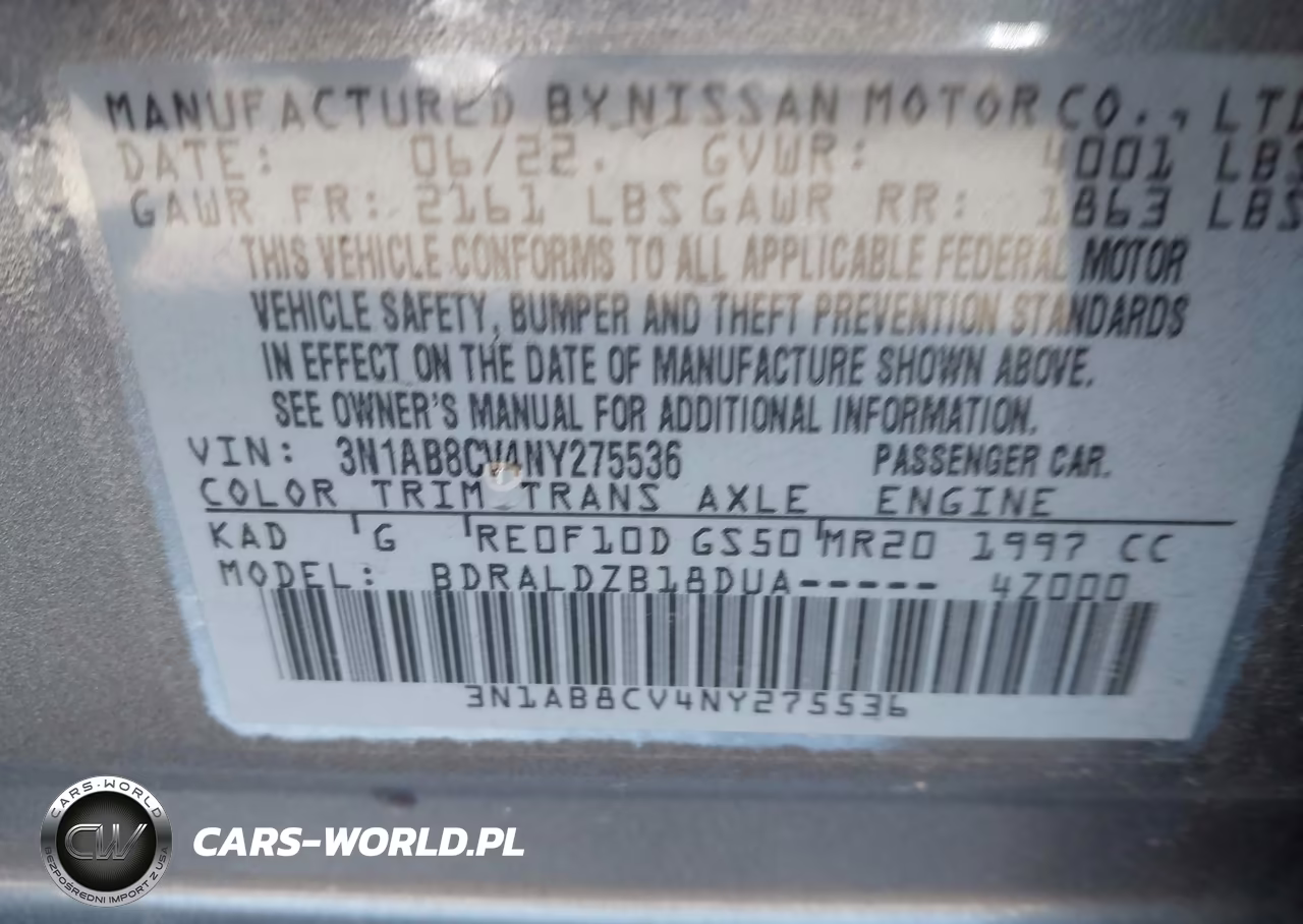 2022 Nissan Sentra Sv Xtronic Cvt VIN:3N1AB8CV4NY275536 - 9