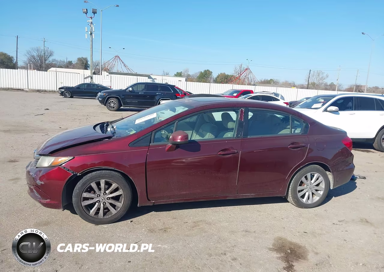 2012 Honda Civic Ex VIN:2HGFB2F85CH536182 - 14