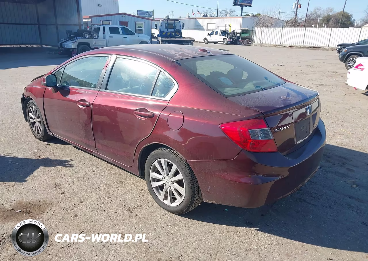2012 Honda Civic Ex VIN:2HGFB2F85CH536182 - 3