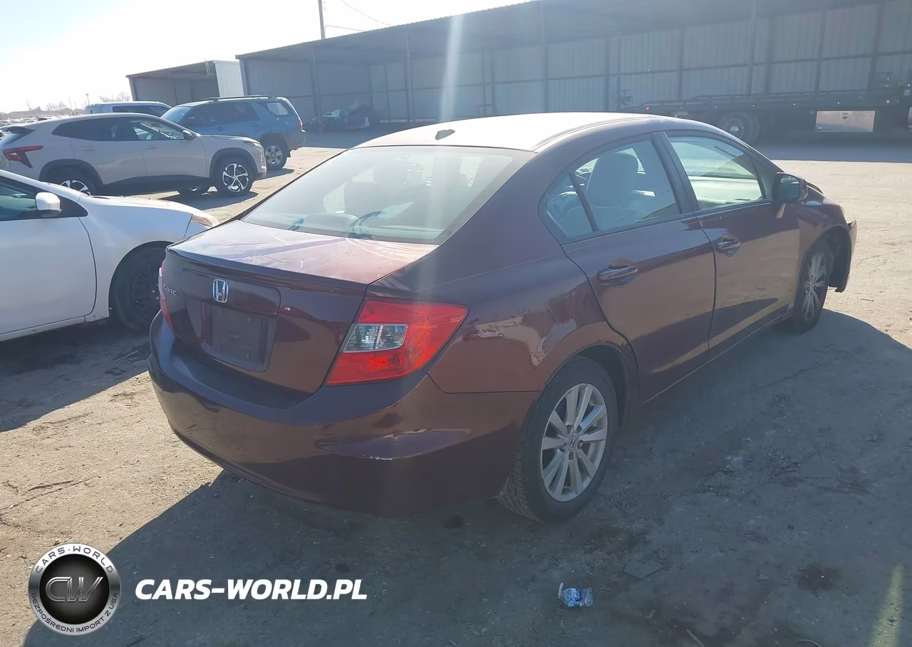 2012 Honda Civic Ex VIN:2HGFB2F85CH536182 - 4