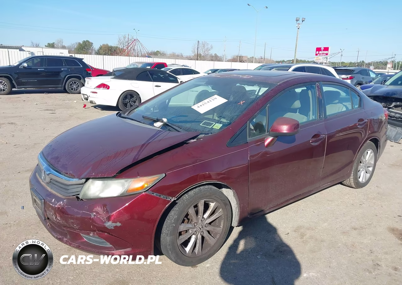 2012 Honda Civic Ex VIN:2HGFB2F85CH536182 - 6