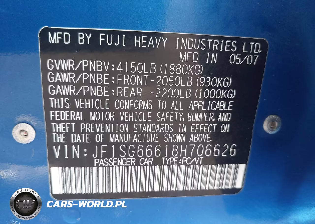 2008 Subaru Forester Sports 2.5X VIN:JF1SG66618H706626 - 9