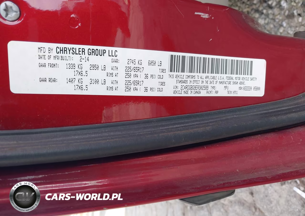 2014 Dodge Grand Caravan American Value Pkg VIN:2C4RDGBG9ER302589 - 9