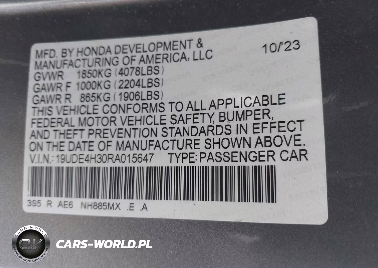 2024 Acura Integra A-Spec VIN:19UDE4H30RA015647 - 9