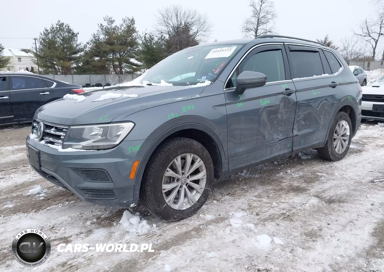 2019 Volkswagen Tiguan 2.0T Se-2.0T Sel-2.0T Sel R-Line-2.0T Sel R-Line Black VIN:3VV2B7AX0KM077766 - 2