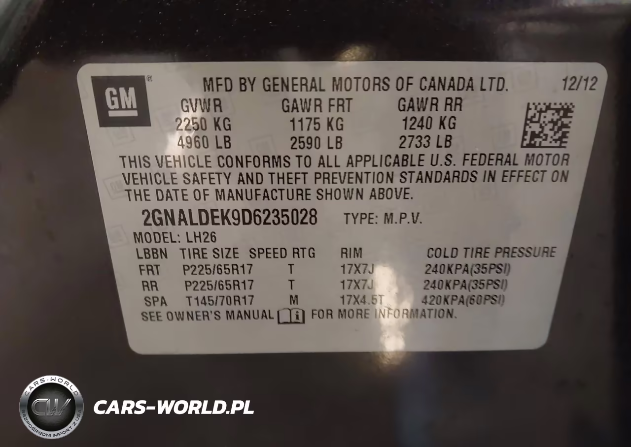 2013 Chevrolet Equinox 1Lt VIN:2GNALDEK9D6235028 - 9