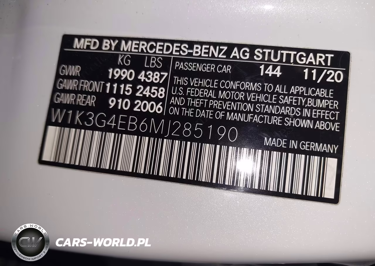 2021 Mercedes-Benz A 220 VIN:W1K3G4EB6MJ285190 - 9